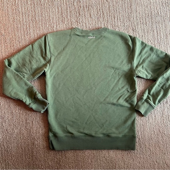 Allbirds Women’s Green Crewneck Sweatshirt Size Small | Sustainable - Picture 7 of 7